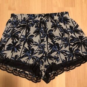 Palm tree shorts by Lush